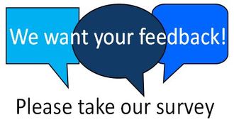 We want your feedback - please take our survey!